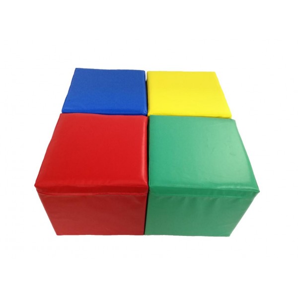 Cubes colorés - polyester pvc