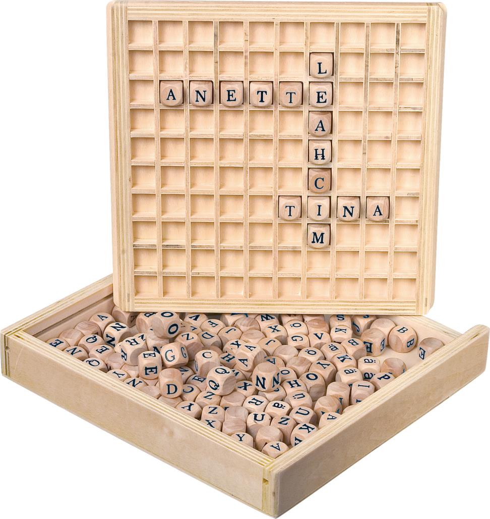 Blocs en bois jeu d'orthographe mots croisés jouet éducatif cadeaux