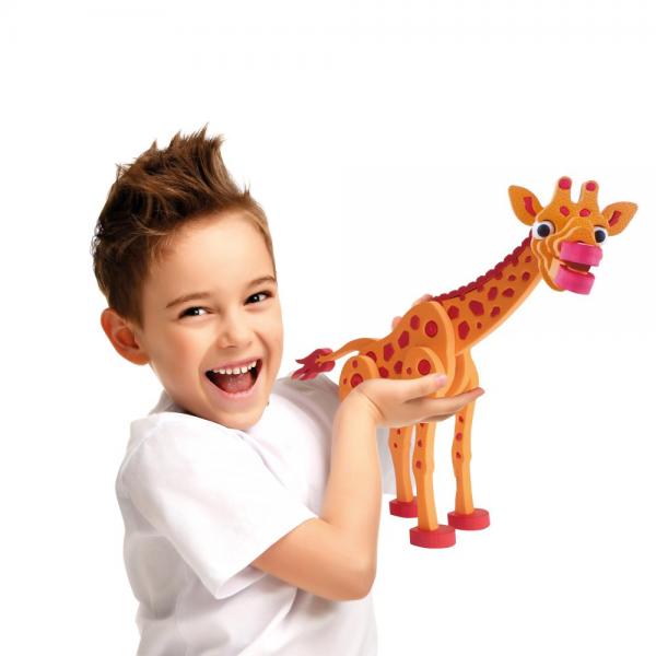 Puzzle 3D mousse de construction - Girafe