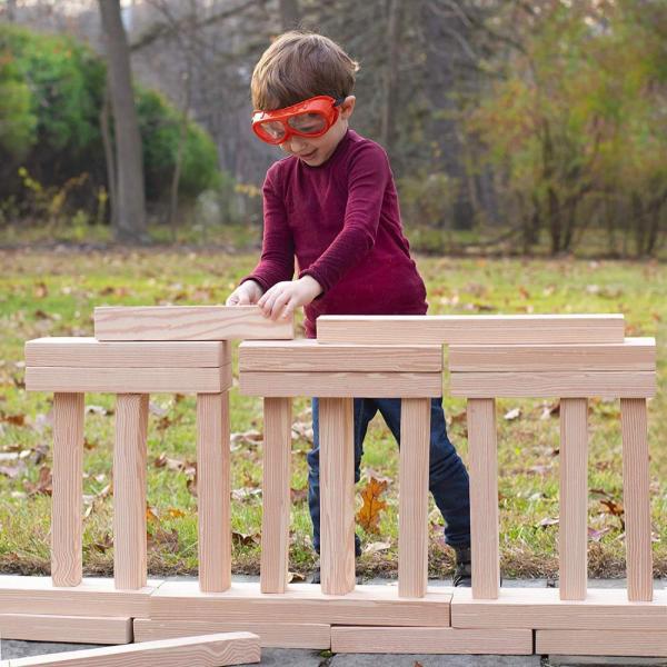 Jeu de construction en bois