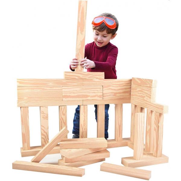 Jeu de construction en bois