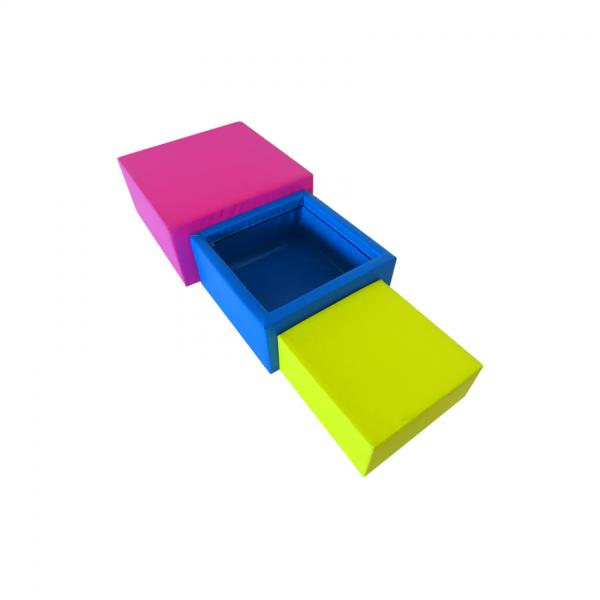 Blocs empilables colorés - polyester PVC