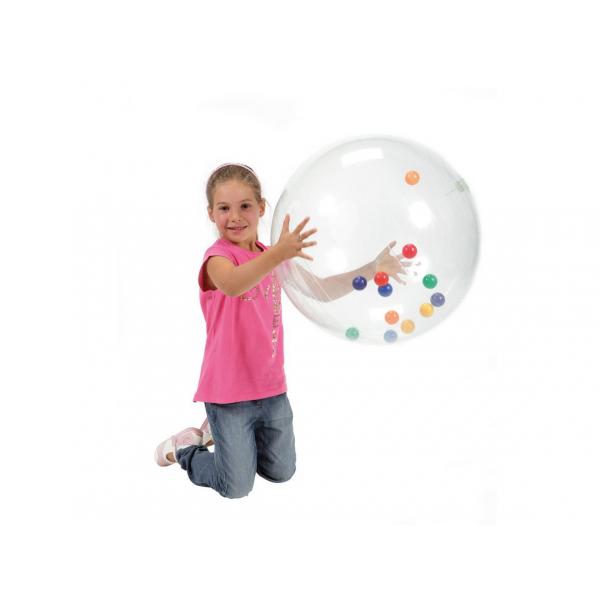 Gymnic - Ballon d'activité transparent