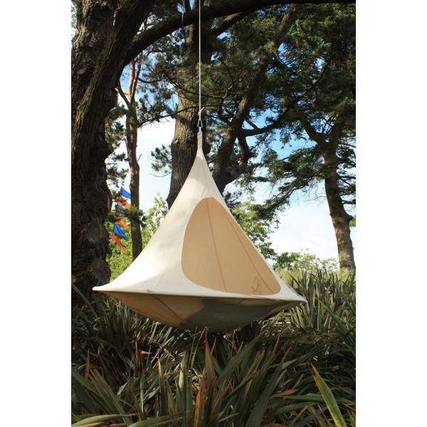 Hamac Cacoon double - blanc naturel