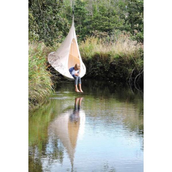 Hamac Cacoon individuel - blanc naturel