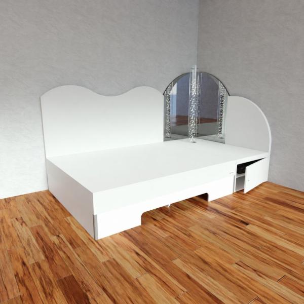 Module matelas à eau musical confort 160x200 cm d’angle