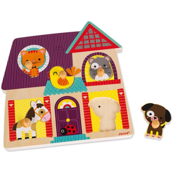 Puzzle musical Janod - Mes petits amis