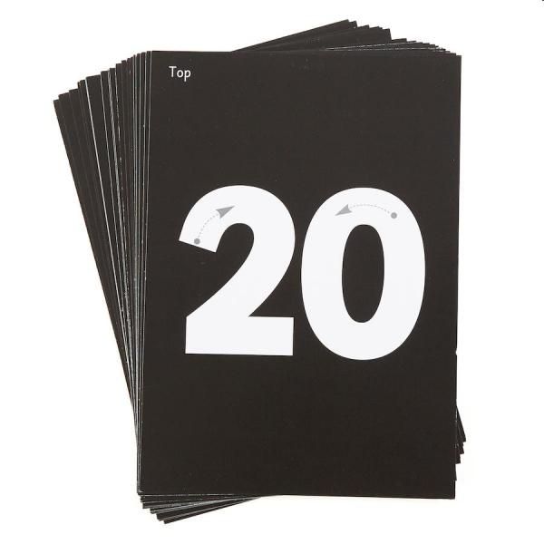 Inserts pour planches à dessin - chiffres 1-20
