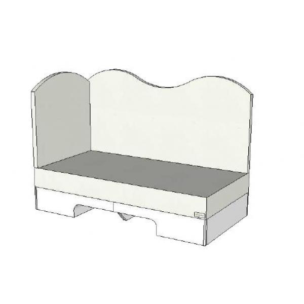Petit module matelas à eau 100x200 cm d’angle