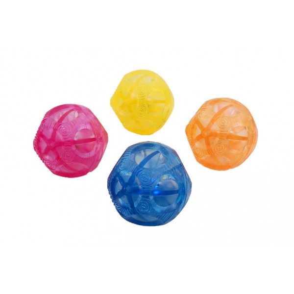 Petites balles lunineuses sensorielles - lot de 4.