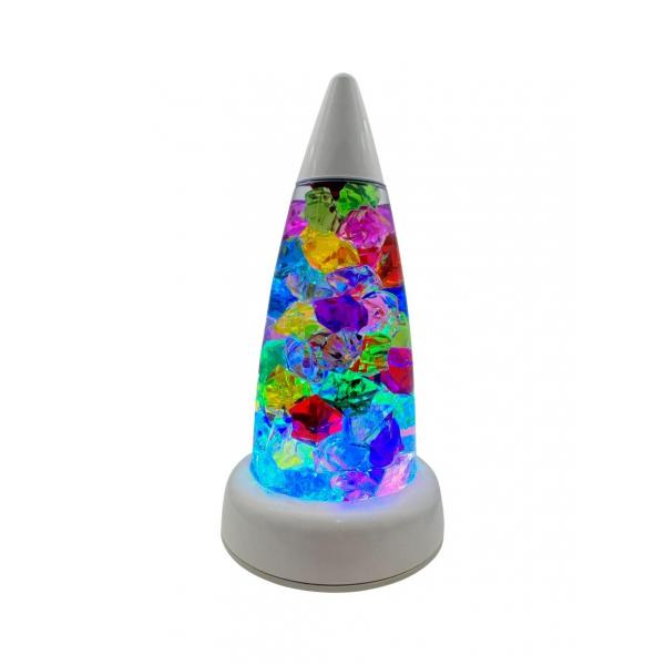 Lampe LED avec cristaux