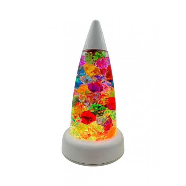 Lampe LED avec cristaux
