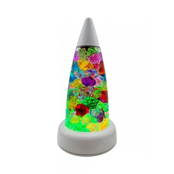 Lampe LED avec cristaux