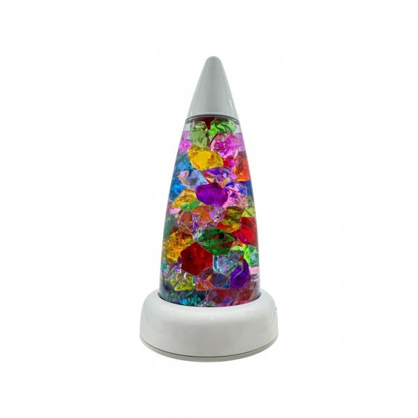 Lampe LED avec cristaux