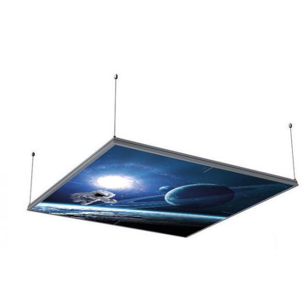 Panneau LED 120x120 cm pour suspension/fixation plafond (avec supports)