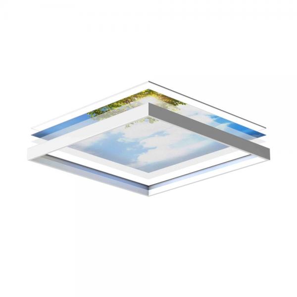 Panneaux de plafond LED 60 x 60 cm - set de 4