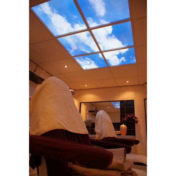 Panneaux de plafond LED - 60 x 60 cm set de 6