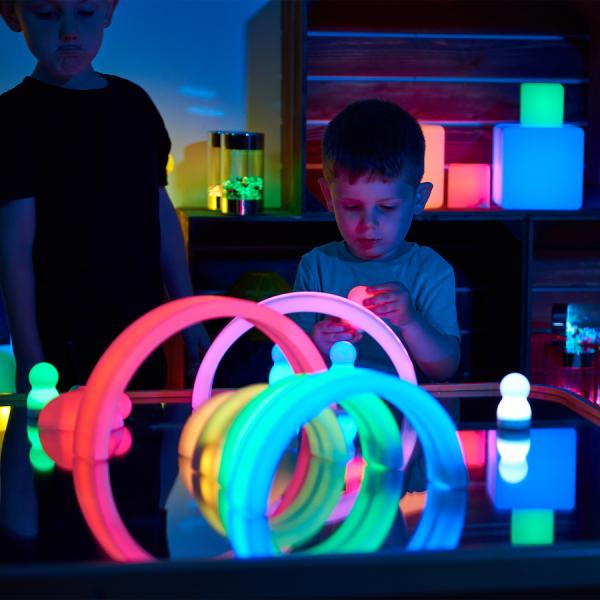 Arcs colorés lumineux