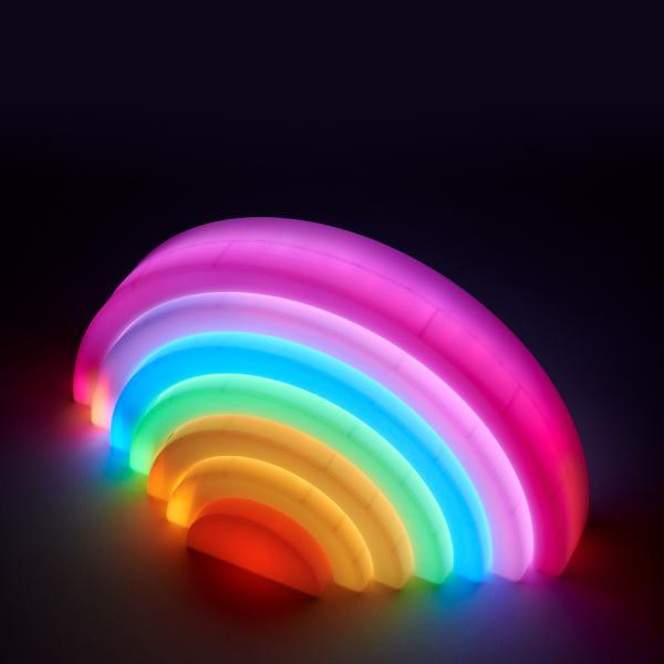 Arcs colorés lumineux