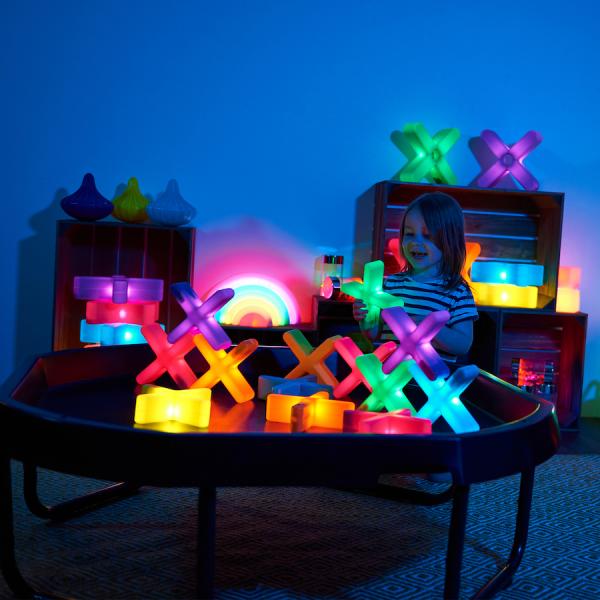 Petites croix colorées lumineuses - petit