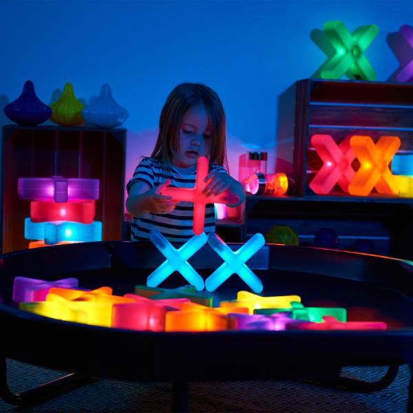 Petites croix colorées lumineuses - petit