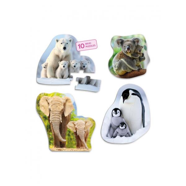 Maxi-puzzles animaux et leurs bébés