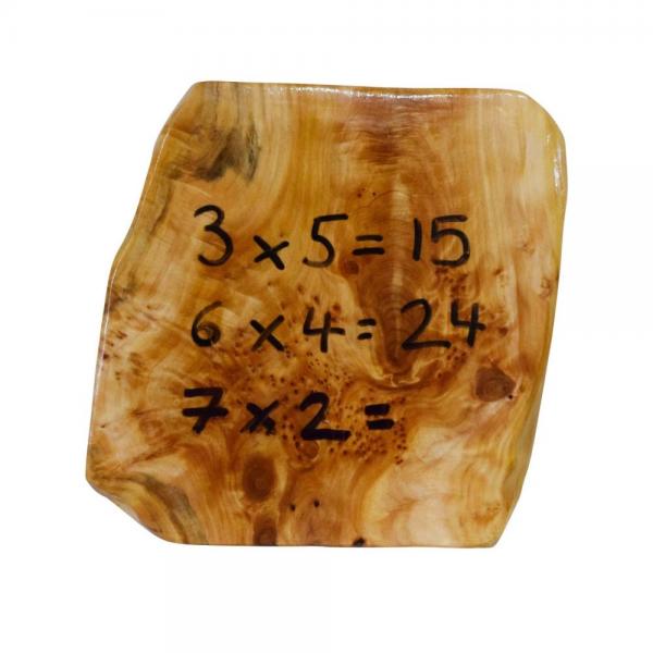 Tableaux d'écriture en bois naturel