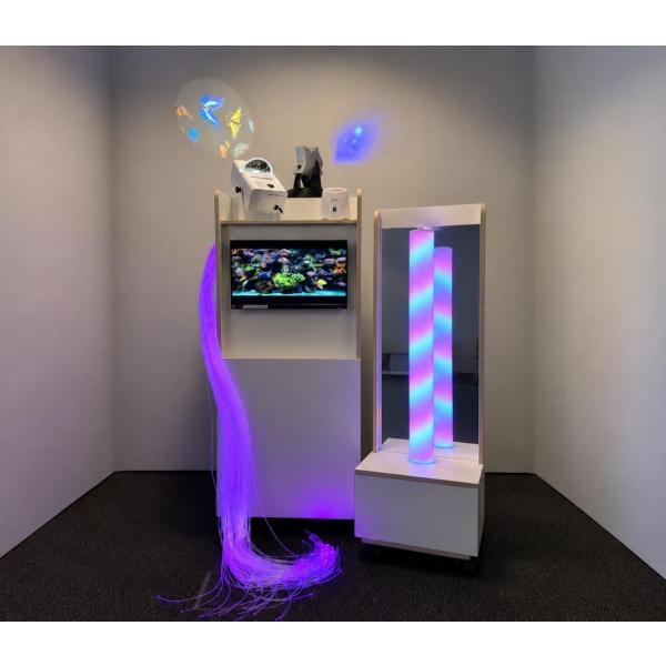 Nenko Chariot multi-sensoriel avec colonne néon LED
