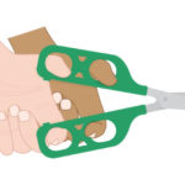 Ciseaux d'apprentissage double prise - droitier
