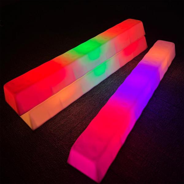 Barre d'équilibre lumineuse ronde avec LED