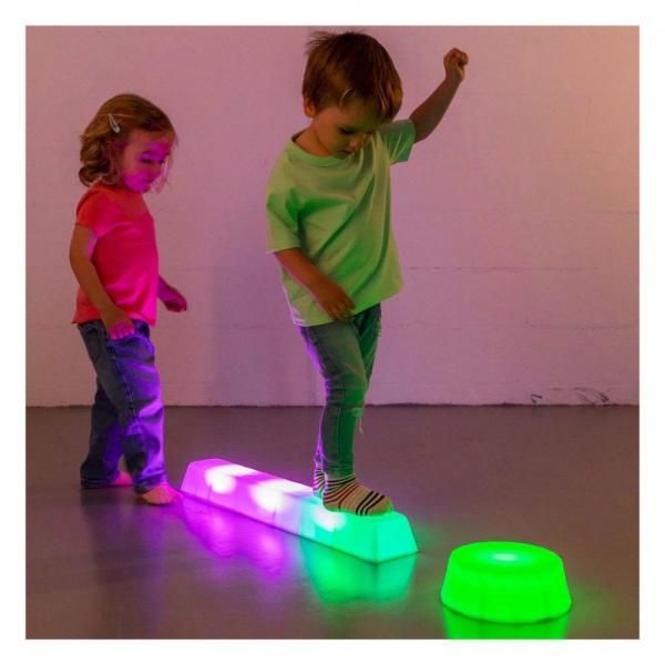 Barre d'équilibre lumineuse ronde avec LED