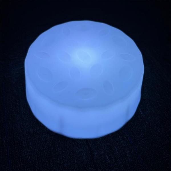 Pierres de marche sensorielles lumineuses rondes