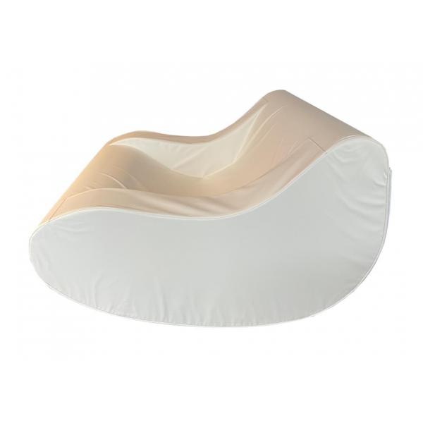 Fauteuil à bascule double - PVC Bisonyl / blanc 013