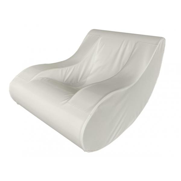 Fauteuil à bascule - PVC Bisonyl / blanc 013