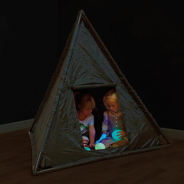 Tente sensorielle pyramide noire