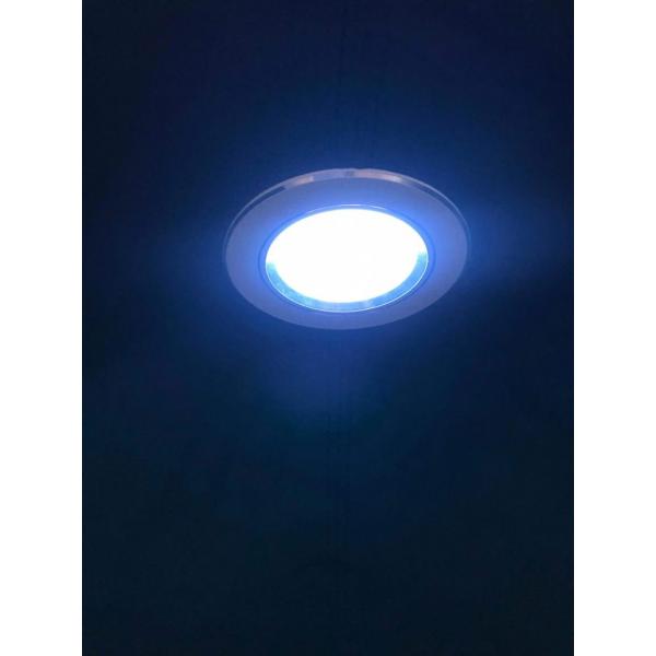 Chaise sensorielle POD en forme d'œuf avec lumière et haut-parleurs - couleur bleue