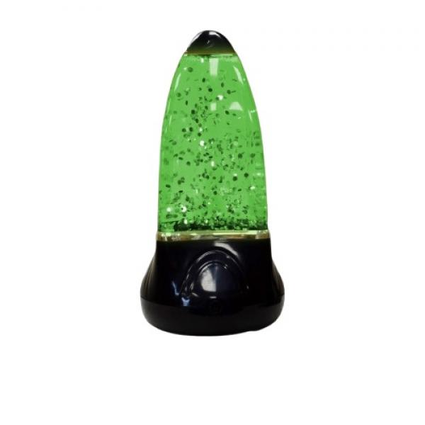 Lampe volcan sensorielle à paillettes