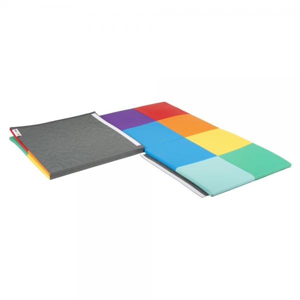 Softplay - tapis de jeu pliable au doux thème patchwork