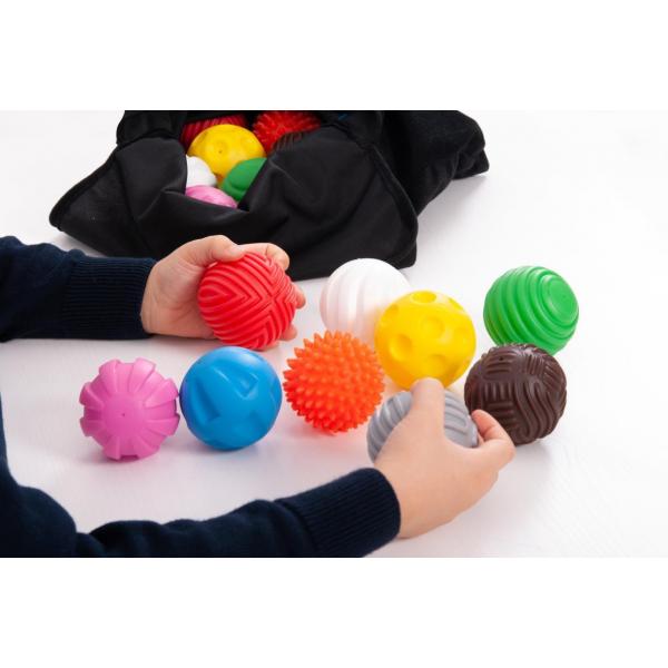 Tactiles balles - lot de 18