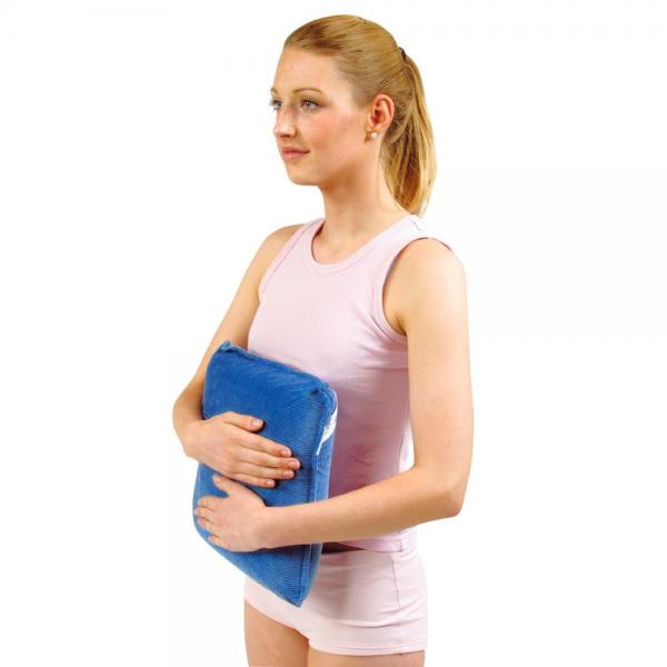 Coussin vibrant - bleu velours