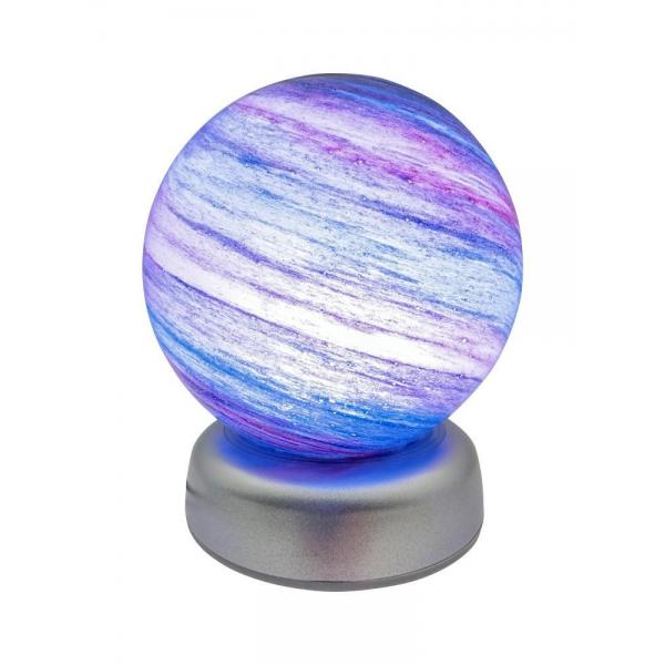 Globe planétaire illuminé