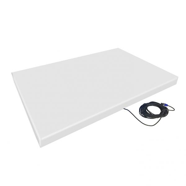 Plateau vibration acoustique - PVC Bisonyl / blanc 013