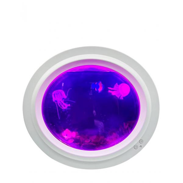 Aquarium méduses blanches – rond