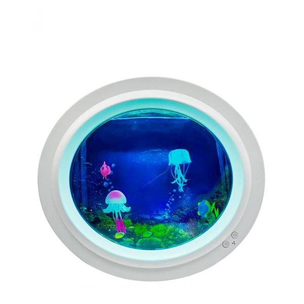 Aquarium méduses blanches – rond