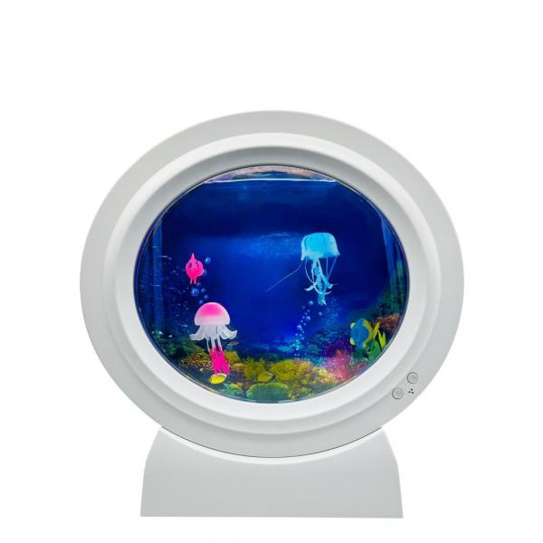Aquarium méduses blanches – rond