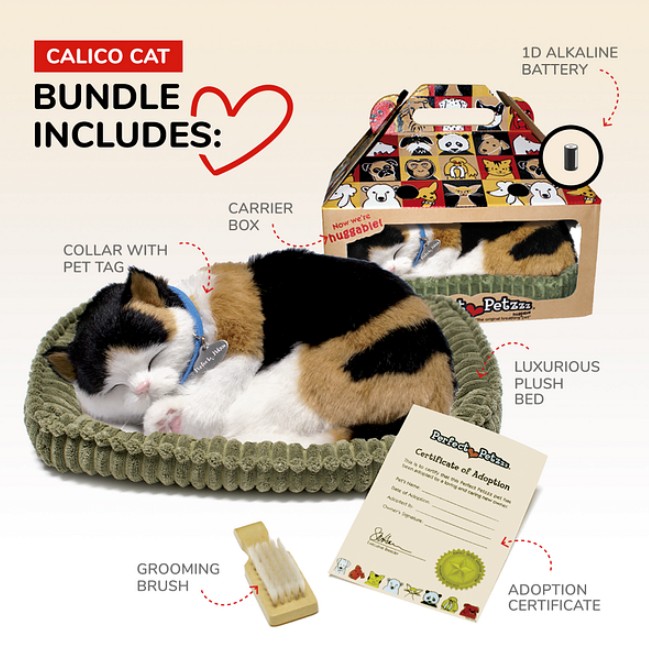 Chat Peluche Orange Tabby Perfect Petzzz – Respire Comme Un Vrai, Version Douce Et Câline