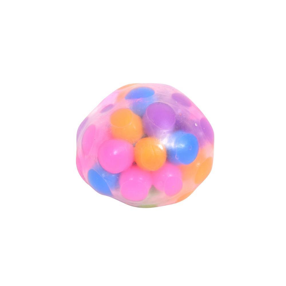 Balle antistress à bulles de gel colorées 
