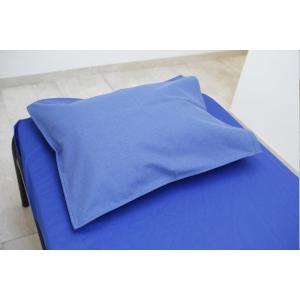 Oreiller + Taie d'oreiller anti déchirure 60 x 70 cm - bleu cobalt