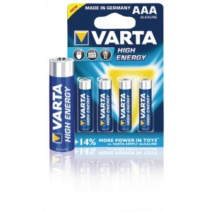 Batterie AAA (LR03) alkaline 1,5 V - set de 4