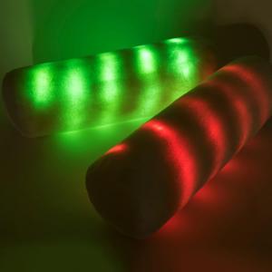 Coussins traversins avec éclairage d’ambiance